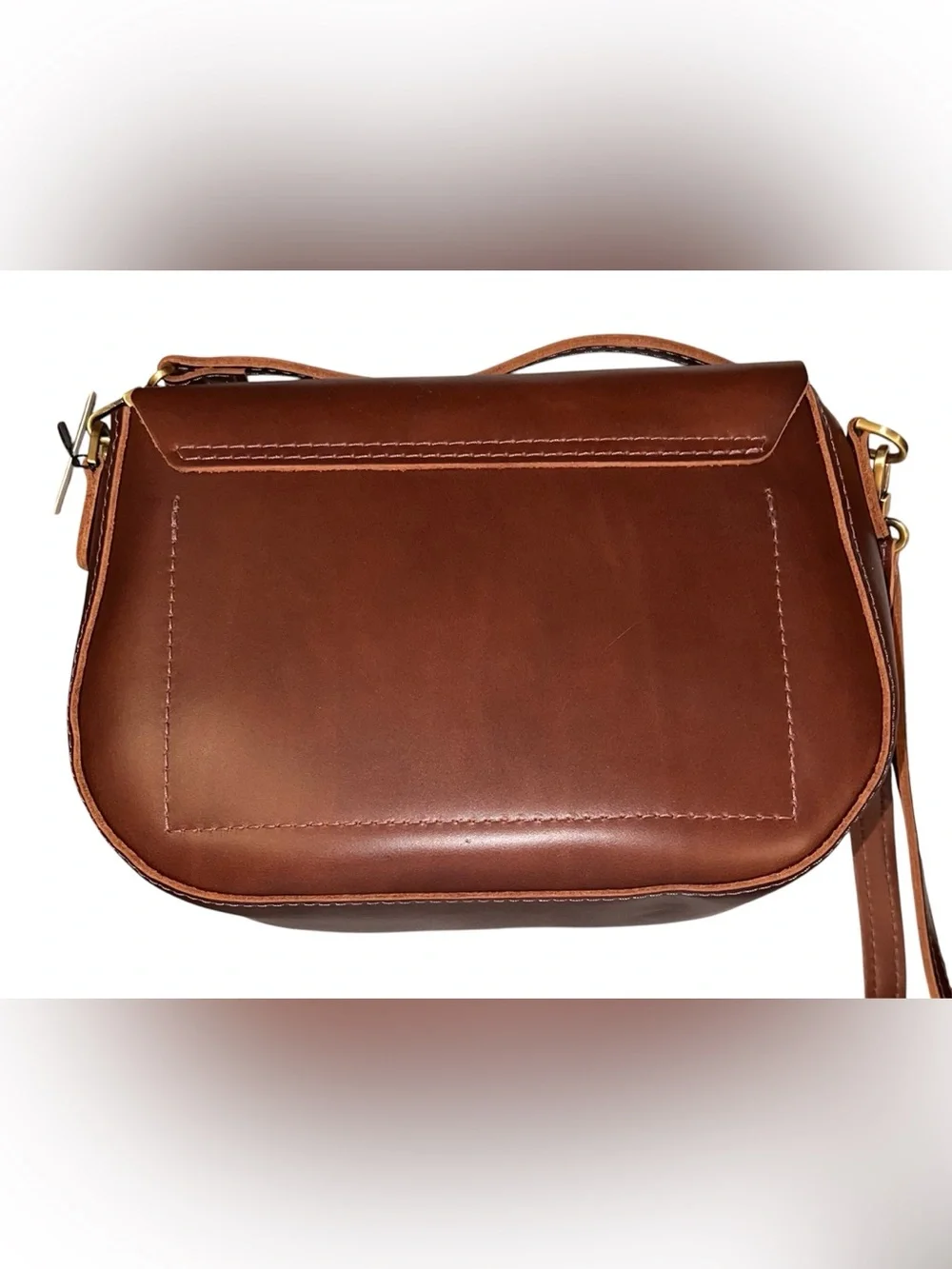 Portland Leather Goods Chocolate Brown Monaco Crossbody Bag - NWT